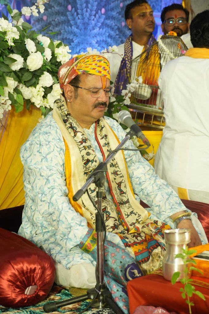 ब्राह्मण सेवा तथा प्रसादी के साथ संपन्न हुआ श्रीमद् भागवत का समापन।