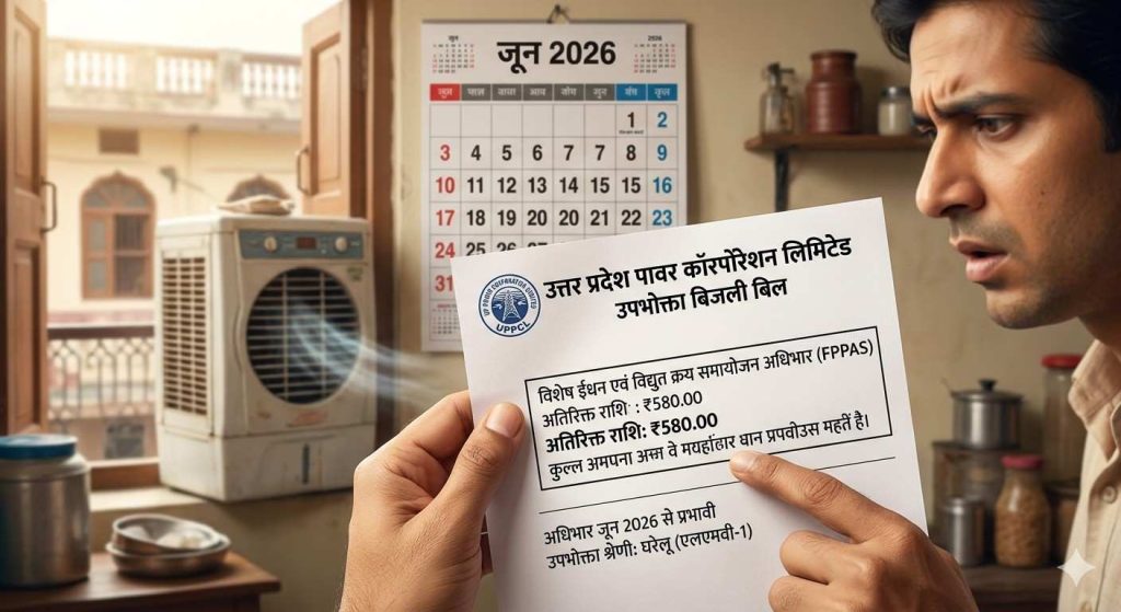 जून के बिजली बिलों पर बढ़ेगा FPPAS अधिभार, यूपी के उपभोक्ताओं पर पड़ेगा अतिरिक्त भार।