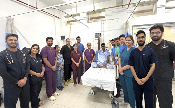 समय पर इलाज और विशेषज्ञों के प्रयास से गंभीर मरीज को मिला नया जीवन।