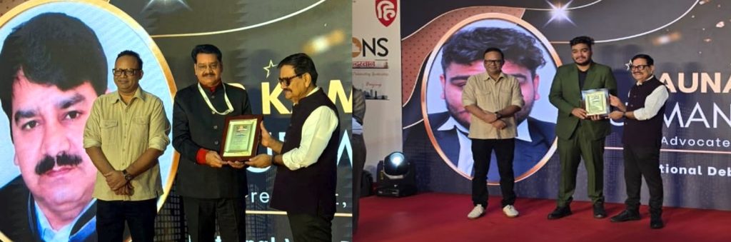 श्री उपमन्यु अपने पुत्र सहित बीजिंग में हिंदुस्तान आइकॉन सम्मान से सम्मानित।