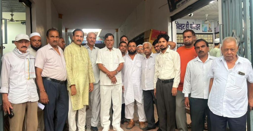 प्रांतीय अध्यक्ष बनवारी लाल कंछल का नगर आगमन पर हुआ जोरदार स्वागत।
