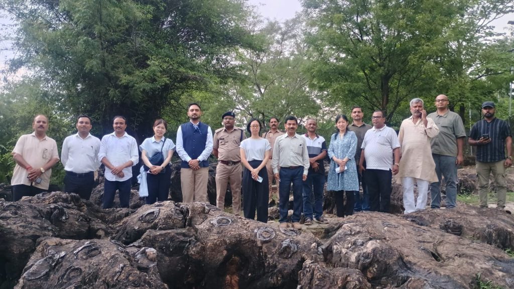 वैश्विक धरोहर सलखन फॉसिल्स पार्क पहुंचे नीति आयोग और जाइका के प्रतिनिधि, समझा भूवैज्ञानिक महत्व।