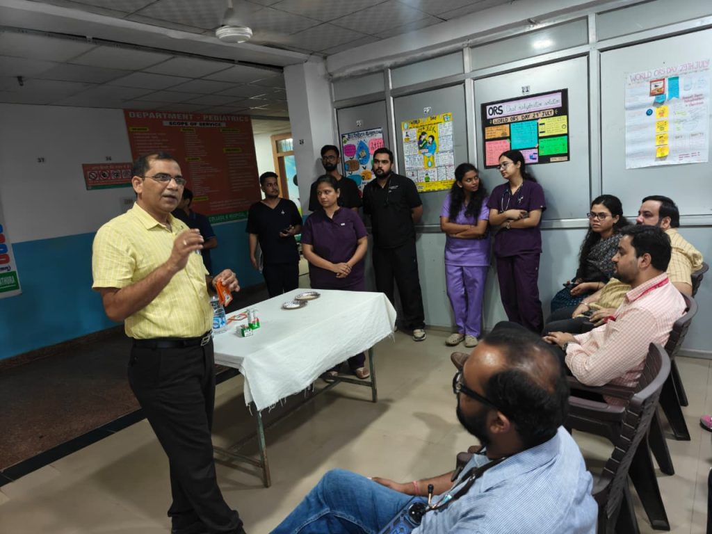 केएम अस्पताल में विश्व ओआरएस सप्ताह पर हुआ जागरूकता कार्यशाला का आयोजन।