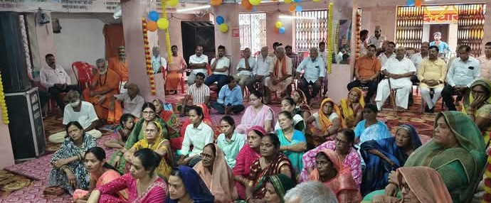 नैमिषारण्य में श्रावण मास पर श्रीमद्भागवत कथा का भव्य आयोजन।