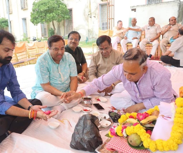 विधि-विधान से भूमि पूजन के साथ ‘अग्र महोत्सव–2026’ का शुभारंभ।