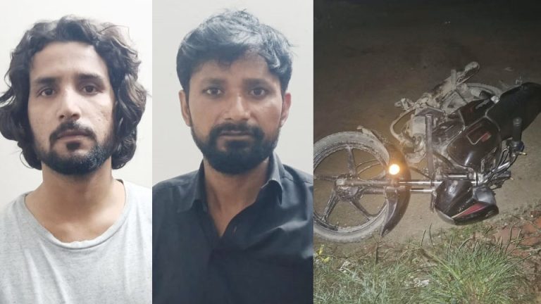 एटीएम बूथ में घुसकर लूटपाट करने वाले बदमाशों से पुलिस की मुठभेड़, तीन गिरफ्तार; एक को लगी गोली।