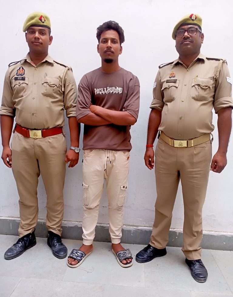 नाबालिग को बहला-फुसलाकर भगाने और दुष्कर्म के आरोप में अभियुक्त गिरफ्तार।