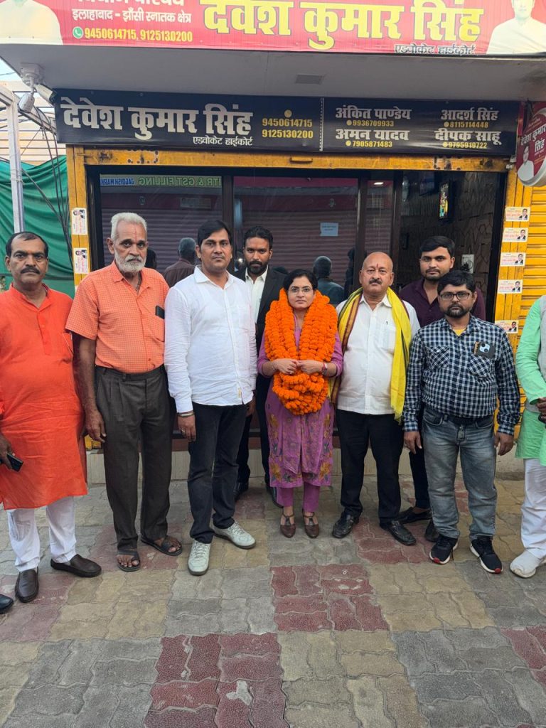 अन्नपूर्णा सिंह चंदेल की जीत पर हिंदू महासभा ने किया अभिनंदन।