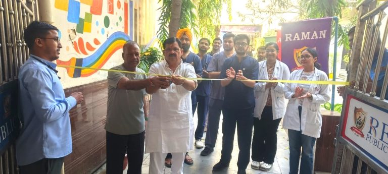 वाल्मीकि जयंती पर आरएसएस और केएम हॉस्पिटल ने लगाया विशाल निःशुल्क चिकित्सा शिविर